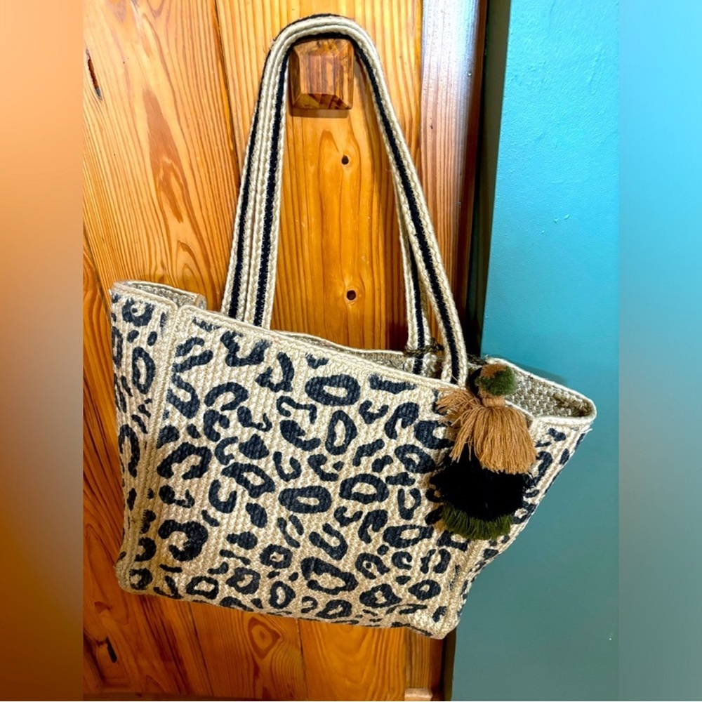 Leopard Print Tote Bag